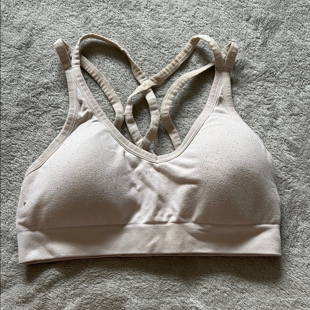 White Sports Bra